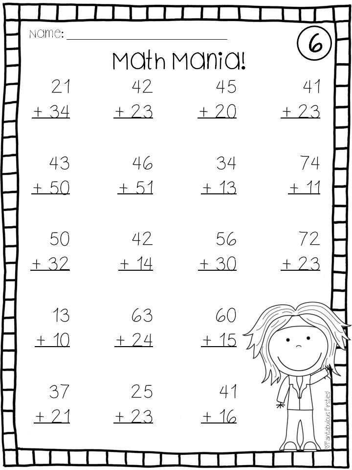 1St Grade Double Digit Subtraction Worksheets Sustainable City News