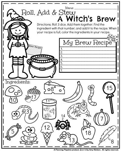 1st Grade Halloween Math Worksheets Worksheets Master