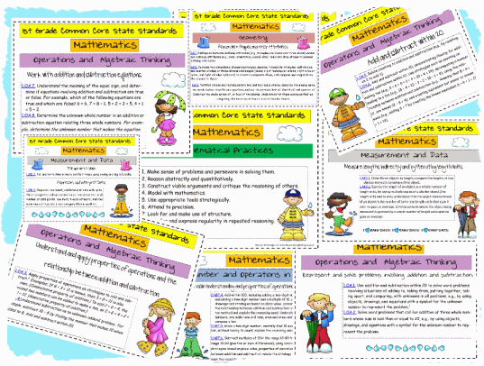 1st Grade Math CCSS Common Core State Standards Printable Worksheet 1st Grade Math CCSS Common Core State Standards Printable Worksheet