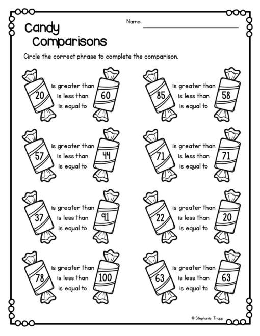 1st Grade Math Worksheets Greater Than Less Than Sara Dickerman S 1st Grade Math Worksheets Greater Than Less Than Sara Dickerman s
