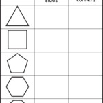 1st Grade Shapes Worksheets Math Worksheet For Kids 1st Grade First