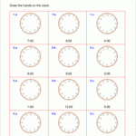 1st Grade Telling Time Worksheets Free Printable K5 Learning Telling