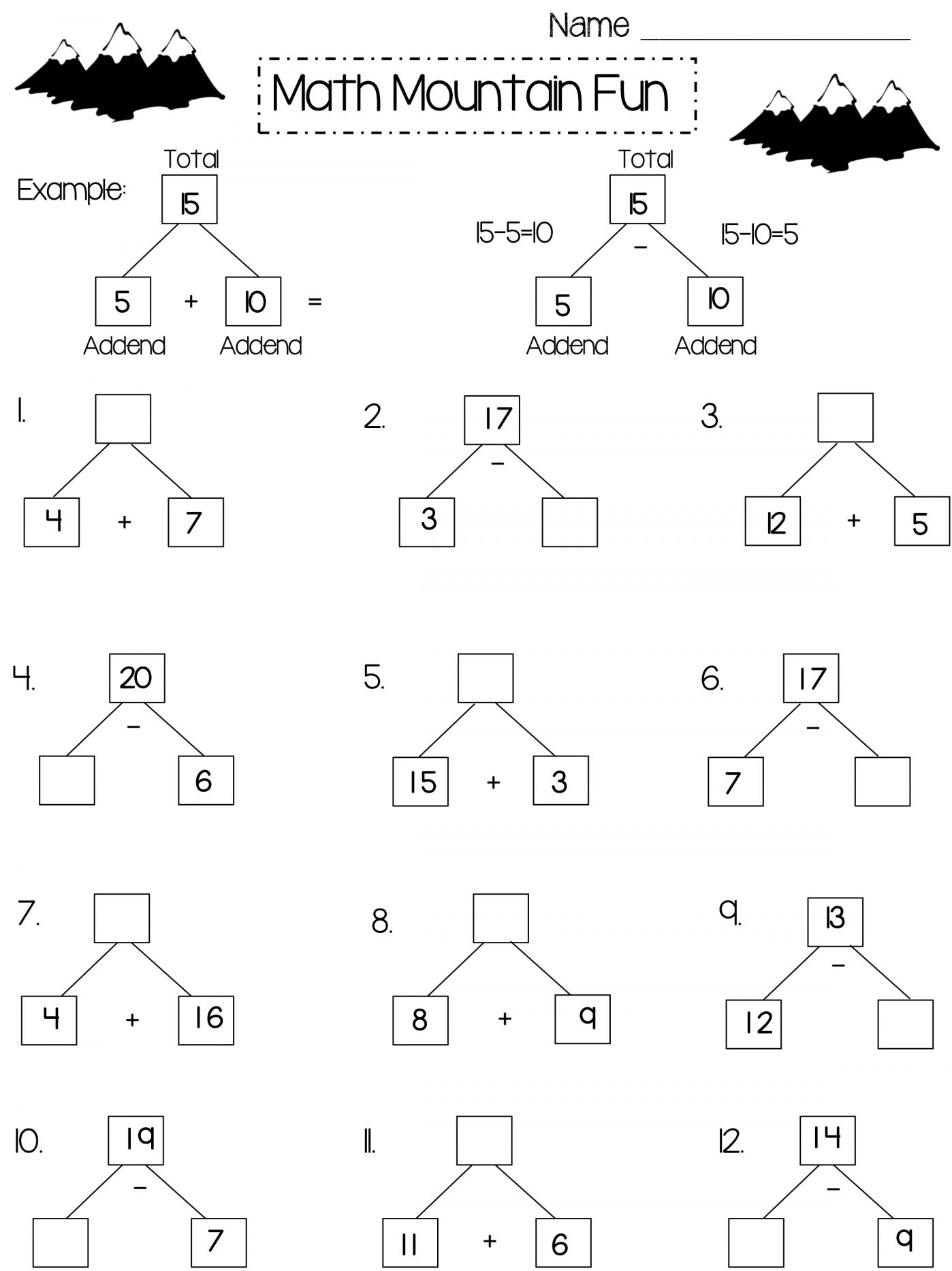 math-mountain-worksheets-1st-grade-1st-grade-math-worksheets