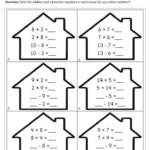 Completing Fact Families Worksheet Have Fun Teaching Fact Family