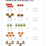 Counting Addition Worksheets Math Addition Worksheets Kids