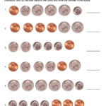 Counting coins worksheets Tim s Printables