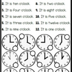 Ejercicio De 4 5 My Day What Time Is It Material Escolar En