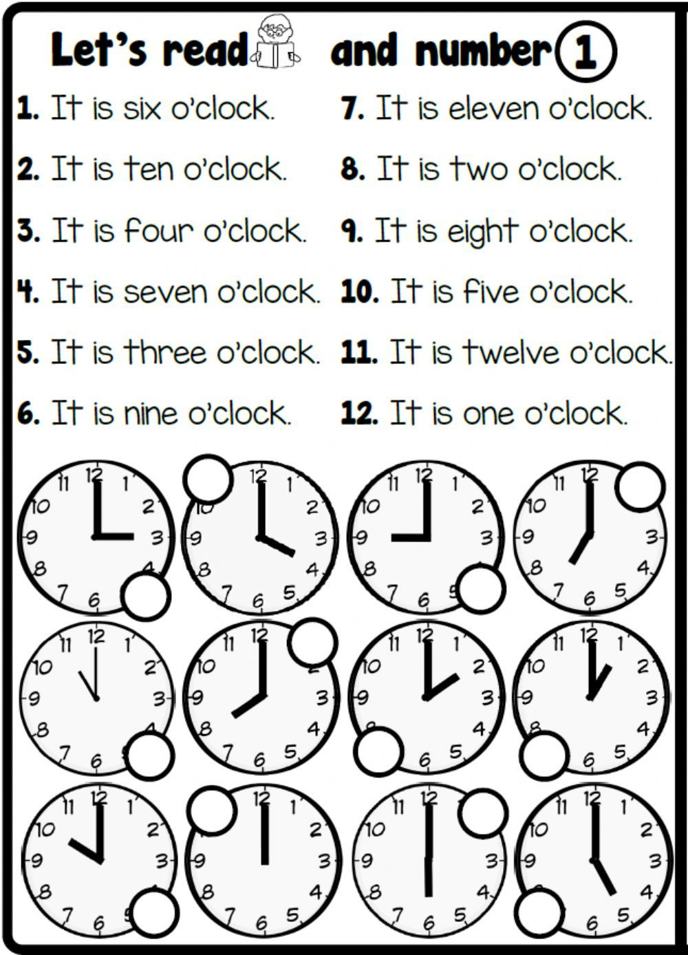 Ejercicio De 4 5 My Day What Time Is It Material Escolar En 