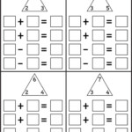 Fact Family 4 Worksheets Fact Family Worksheet Family Worksheet