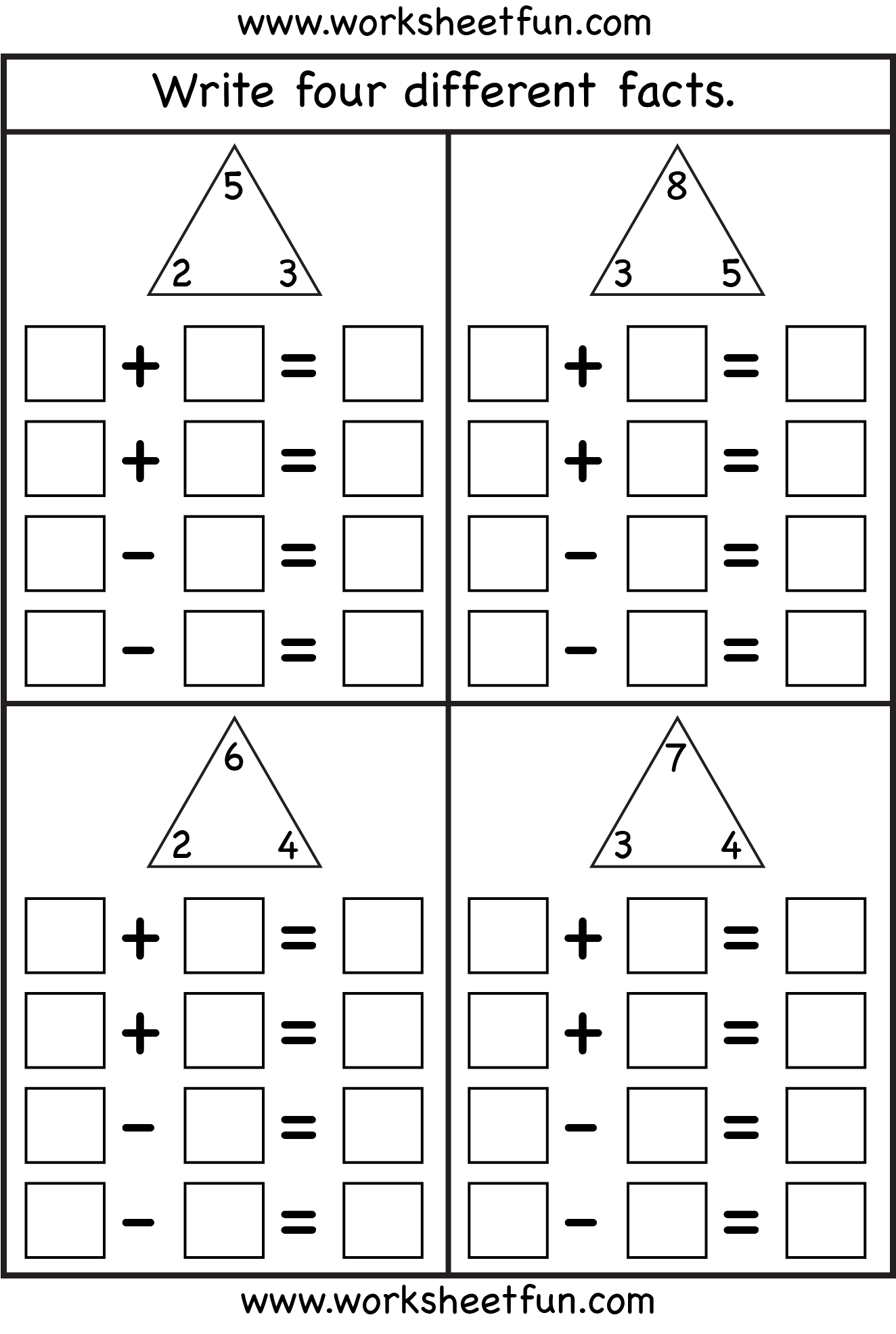 Fact Family Worksheets Multiplication And Division Pdf Times Tables Fact Family Worksheets Multiplication And Division Pdf Times Tables