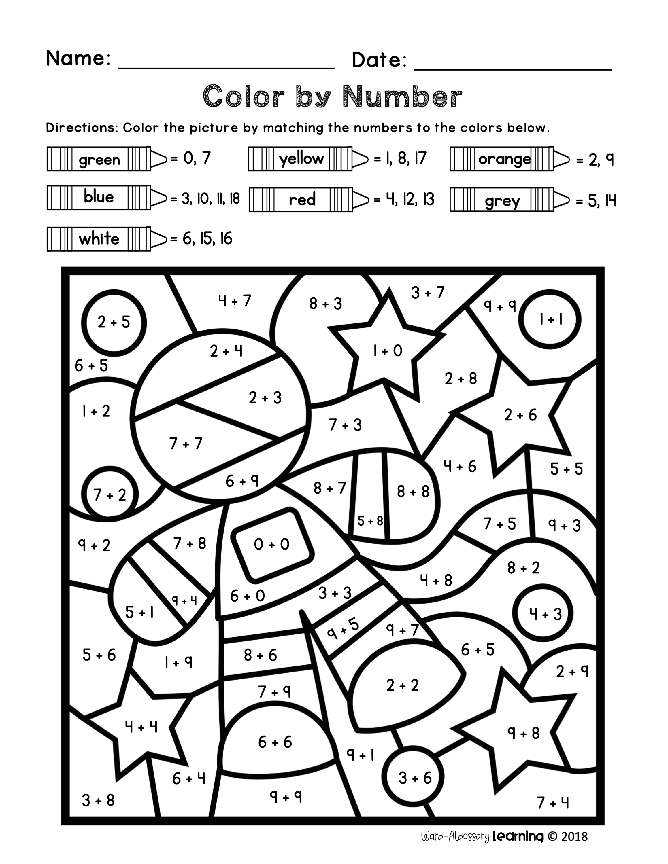 Famous Addition Color By Number Christmas 2022 CFJ Blog Famous Addition Color By Number Christmas 2022 CFJ Blog
