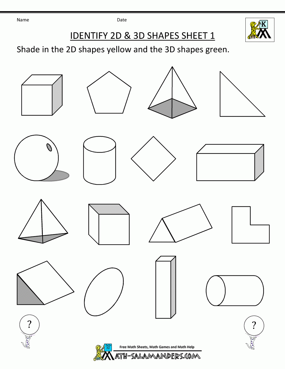 First Grade Geometry First Grade Geometry