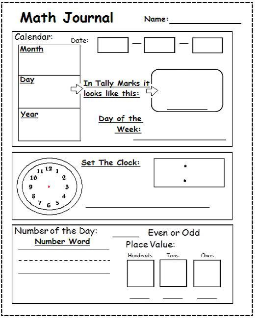 First Grade Worksheets Calendar Math Kindergarten Math Worksheets