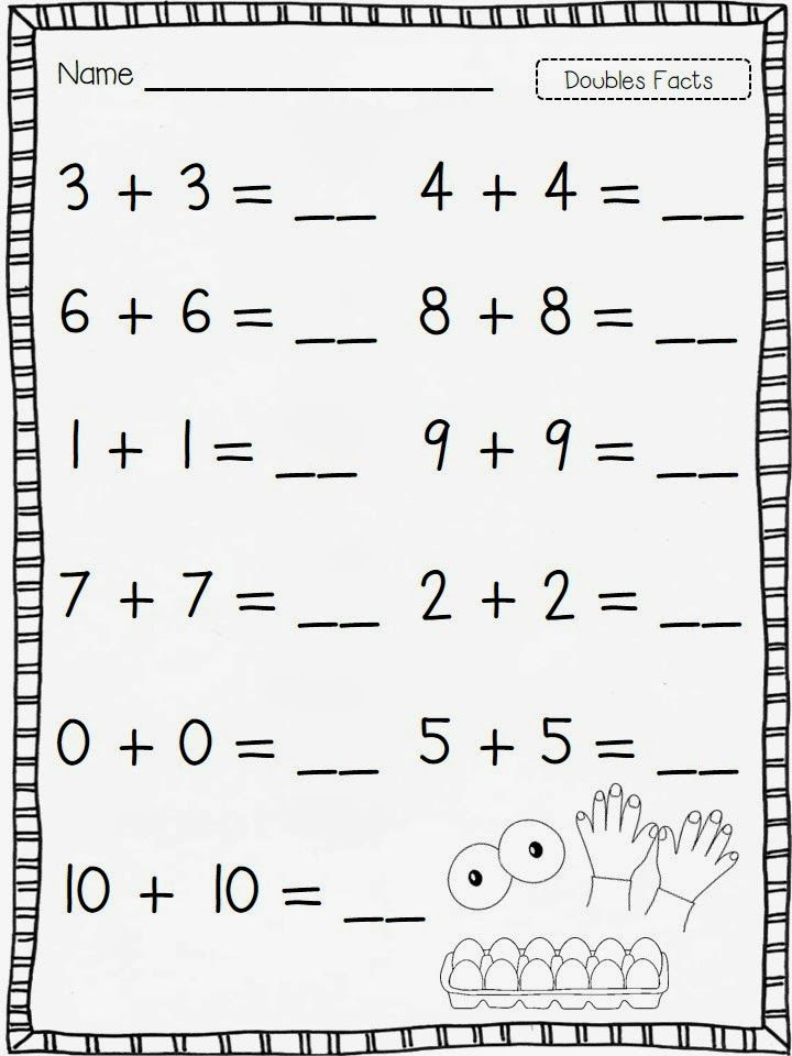 Flying Into First Grade It s The Doubles Baby Lets GO Math Fact 