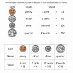 Free Math Money Worksheets 1st Grade Printable Know Your Coi Koogra