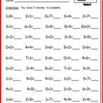 Free Printable 1st Grade Math Worksheet Pdf First Grade Math
