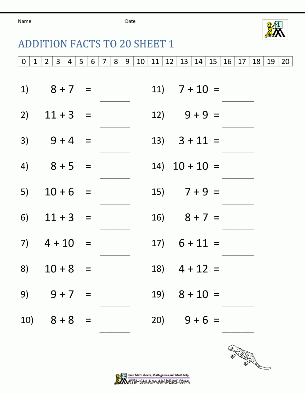 Free Printable 1st Grade Math Worksheets Addition In Pdf Addition Free Printable 1st Grade Math Worksheets Addition In Pdf Addition