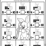 How Many More To Make 10 1st Grade Math Worksheets 1st Grade Math