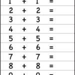 Imprimibles Math Fact Worksheets First Grade Math Worksheets Free