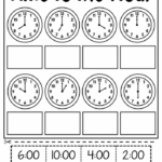 On The Hour Worksheets 99Worksheets