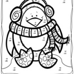 Waddle Into Winter Penguin Math Printables Color By The Code Puzzles