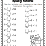 Winter Math And Literacy Printables No Prep Winter Math 1st Grade