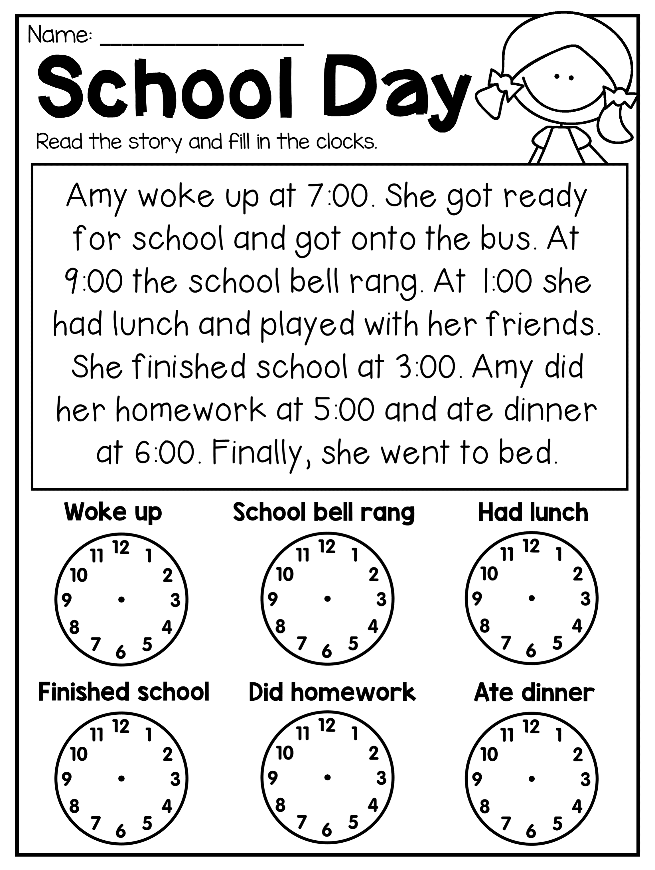 10 First Grade Time Worksheets 10 First Grade Time Worksheets