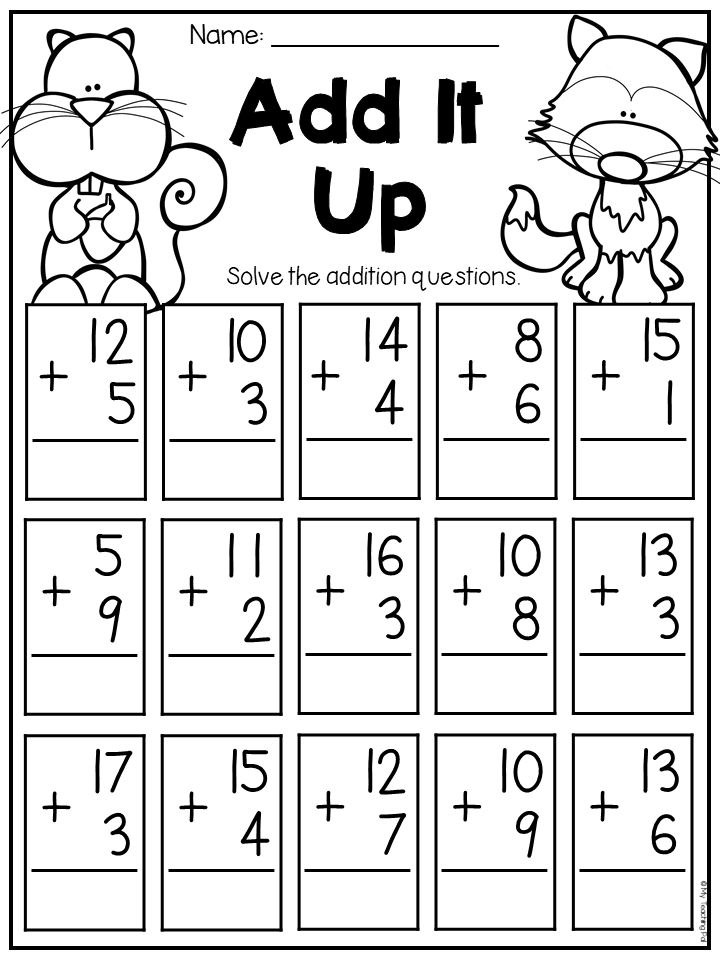10 Math Worksheets 1St Grade 10 Math Worksheets 1St Grade