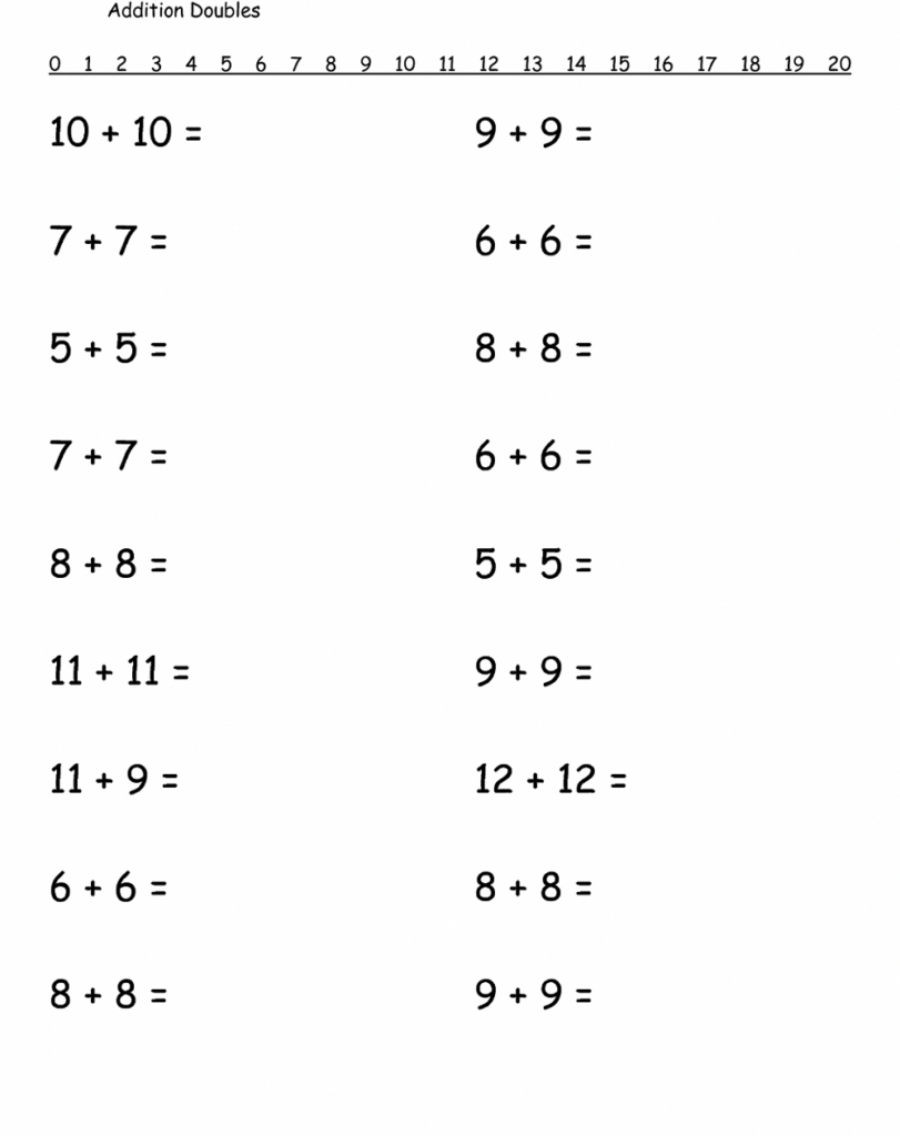 1st Grade Math Worksheet