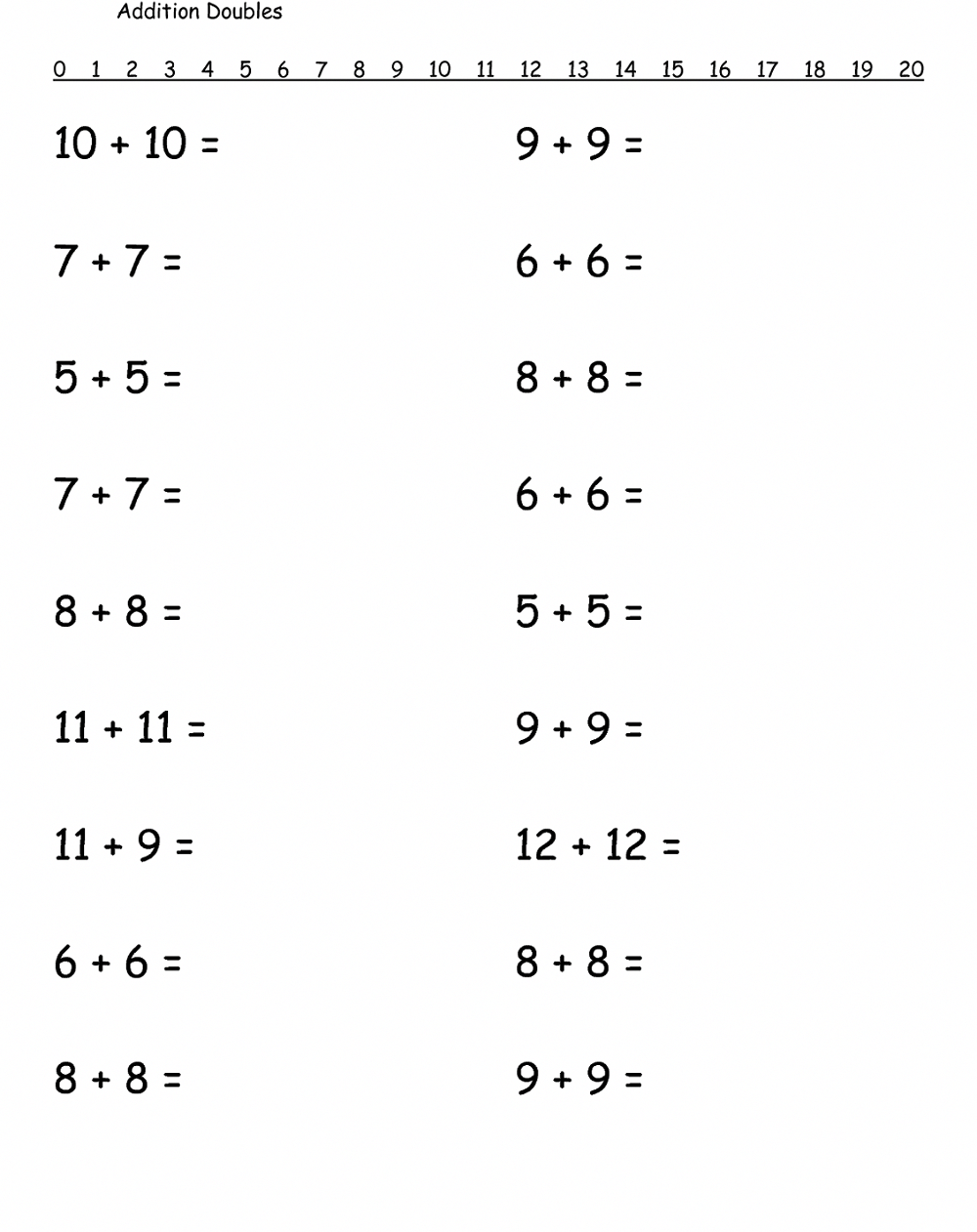 1st Grade Math Worksheet 1st Grade Math Worksheet