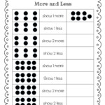 20 More Or Less Kindergarten Worksheets Worksheet From Home