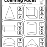 3D Shape Worksheet First Grade