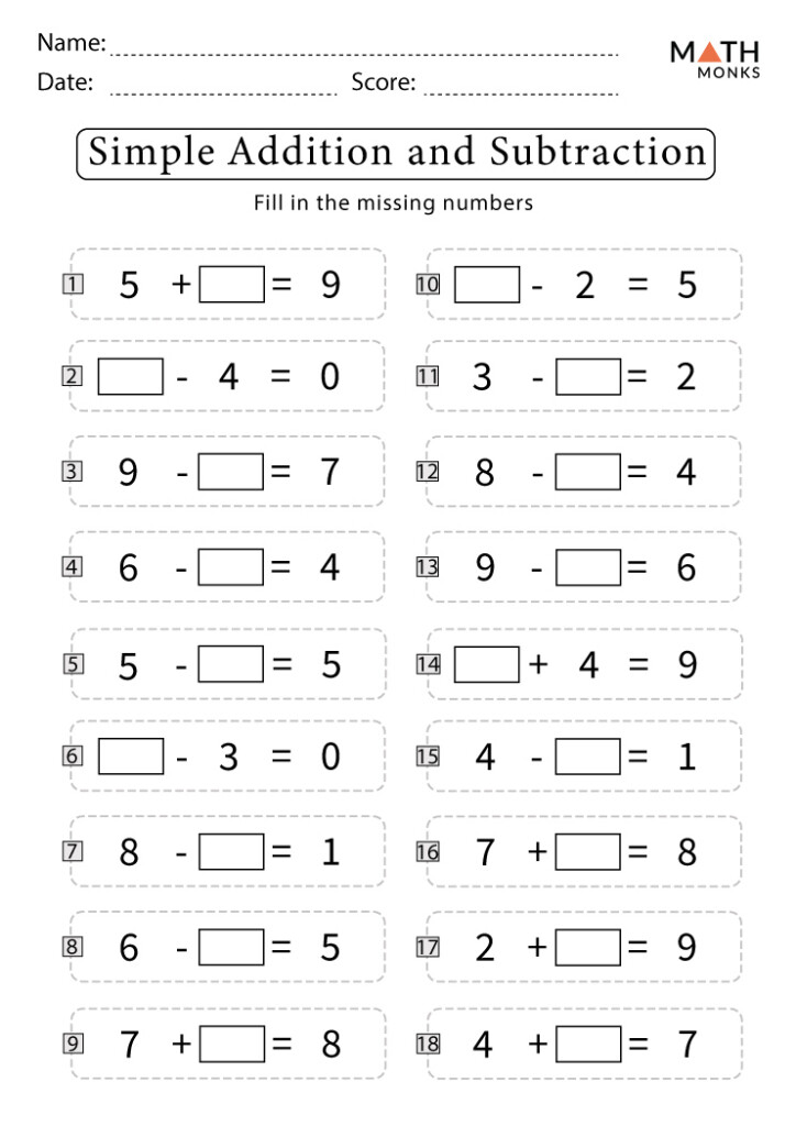  Addition Subtraction Grades K 1 8 Book Set Teacher 
