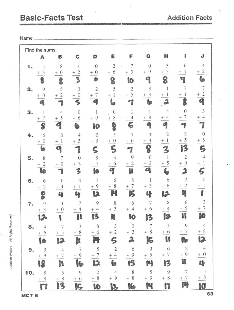 Algebra Worksheets With Answers For Grade 9 Worksheets