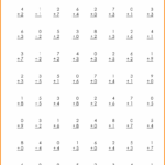 Basic Math Facts Worksheets Subtraction Learning Printable Basic Math