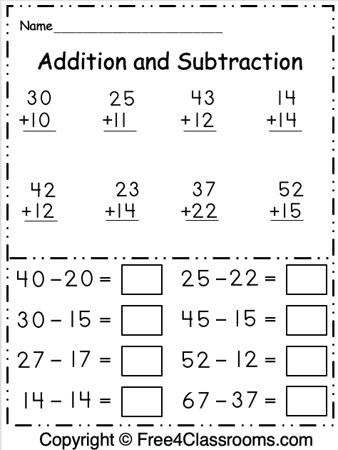 Browse Printable 1st Grade Math Worksheets Education Com Browse 