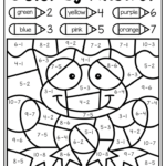 Color By Subtraction Code This Spring Kindergarten Math And Literacy