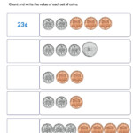 Counting Money Worksheets For 2nd Graders Online SplashLearn