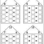 Fact Family Fact Family Worksheet Family Worksheet 1st Grade Math