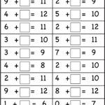 First Grade Math Sheets