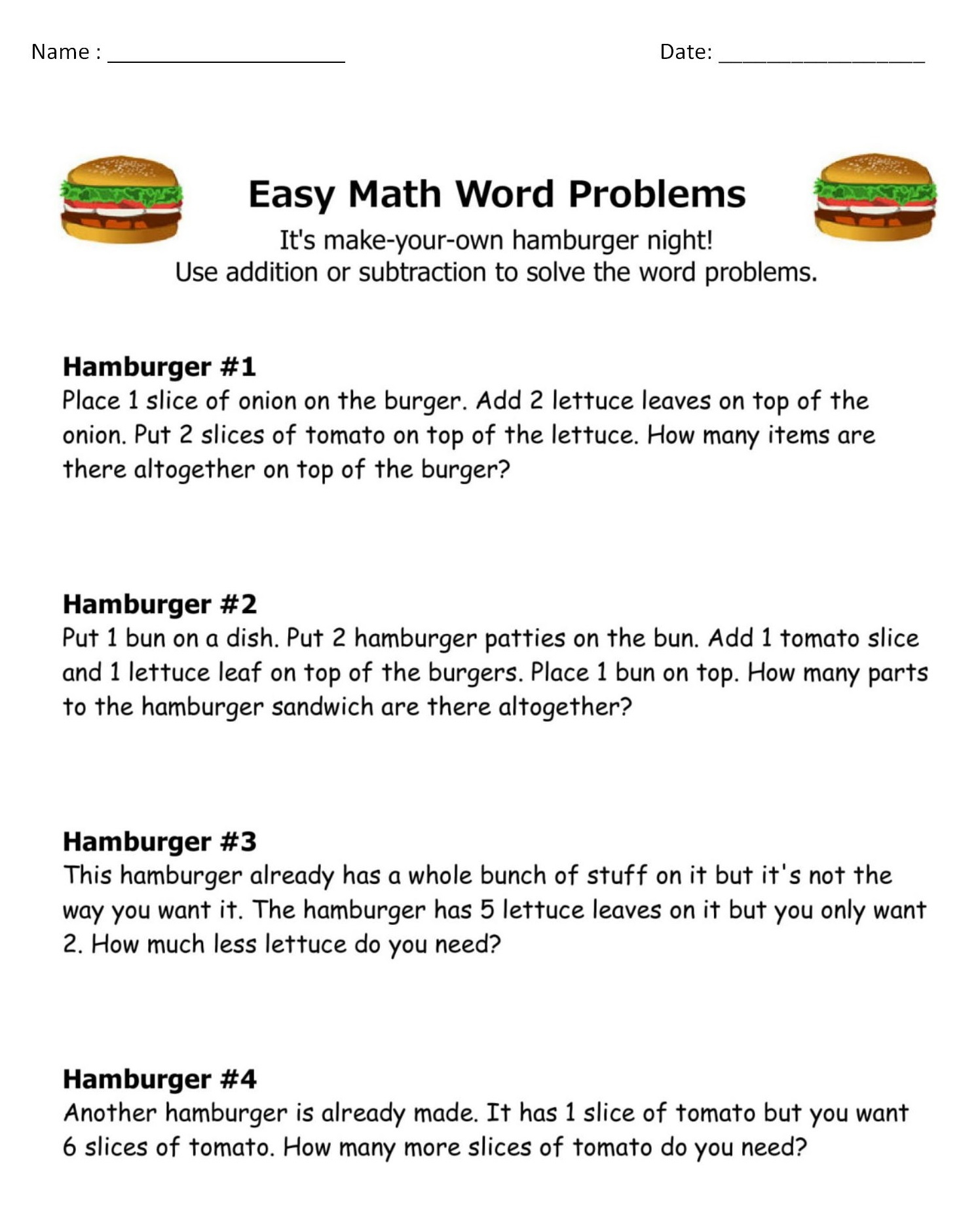 First Grade Word Problems For Class 1 Here You Will Find Our First Grade Word Problems For Class 1 Here You Will Find Our