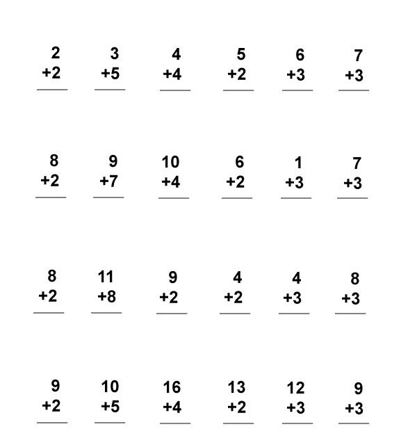 Free Printable 1st Grade Math Worksheets Addition In Pdf First Grade Free Printable 1st Grade Math Worksheets Addition In Pdf First Grade