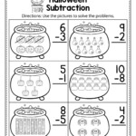 Halloween Worksheets Math Subtraction AlphabetWorksheetsFree