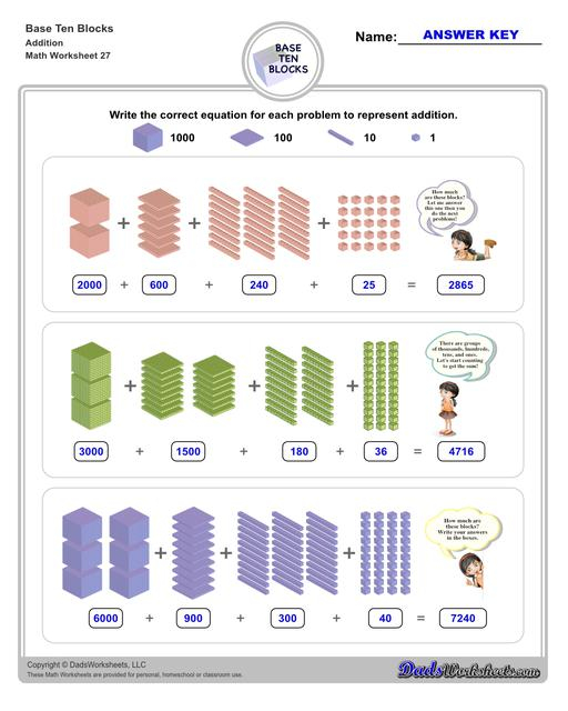 Math Worksheets Base Ten Blocks Base Ten Blocks Addition V3 Math Worksheets Base Ten Blocks Base Ten Blocks Addition V3