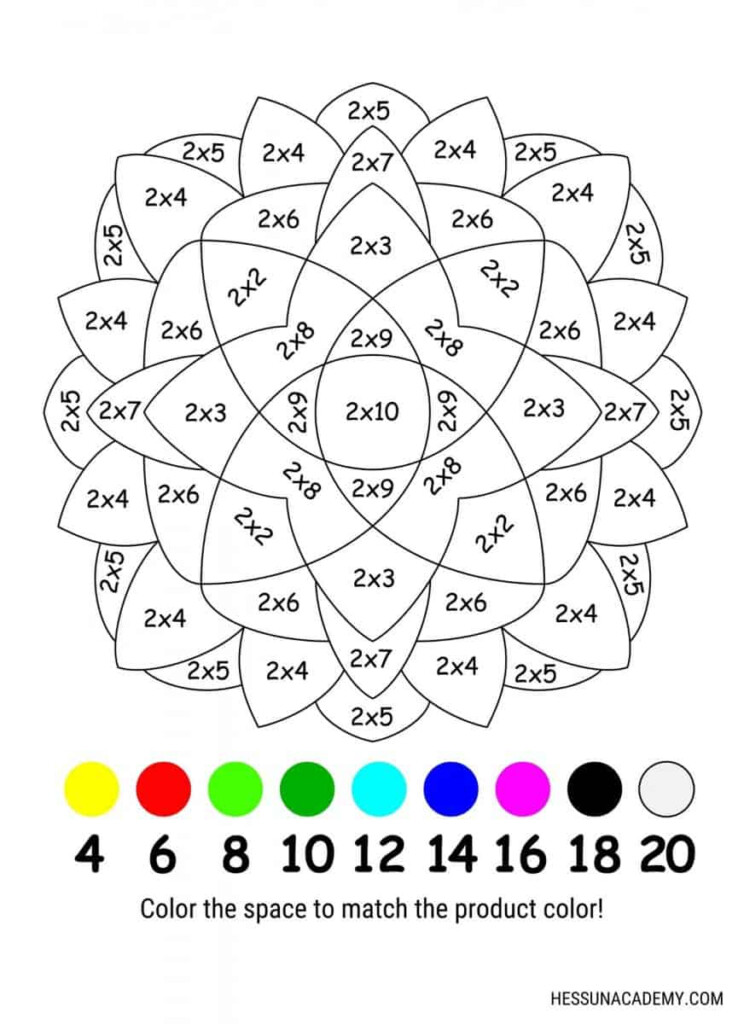 Multiplication Coloring Worksheets Printable Printable Word Searches