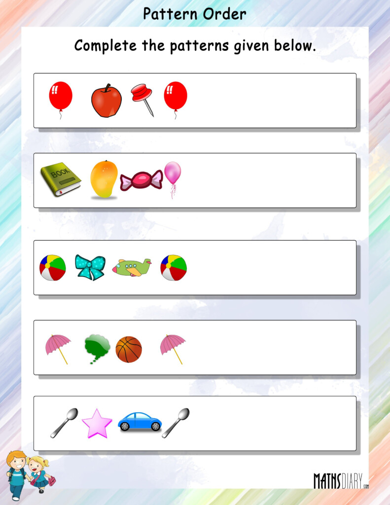Patterns Activity For Grade 1