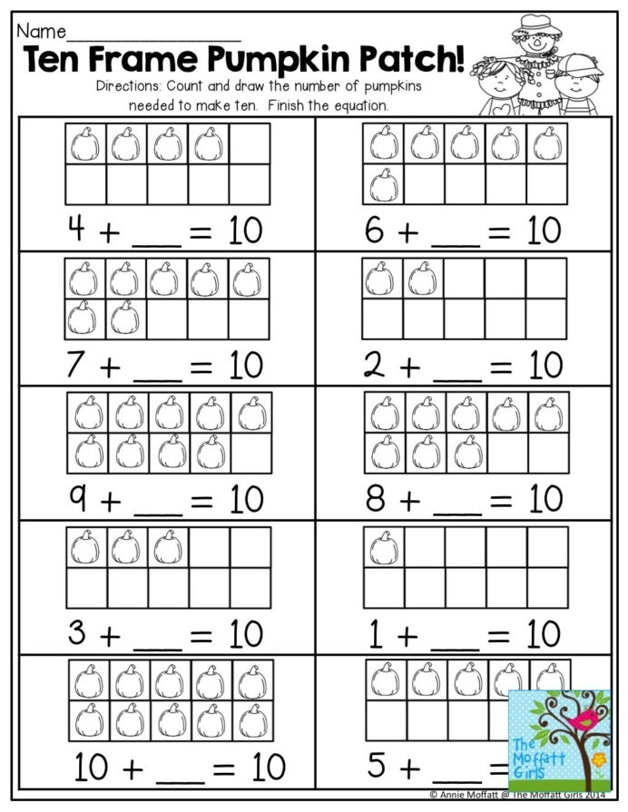 Practice With Ten Frames Worksheets 99Worksheets