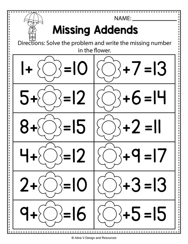 Printable Worksheets For First Graders Worksheet24