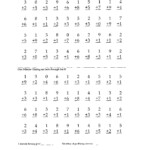 Rocket Math Free Printables