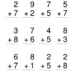 Single Digit Addition Without Regrouping Worksheets Day